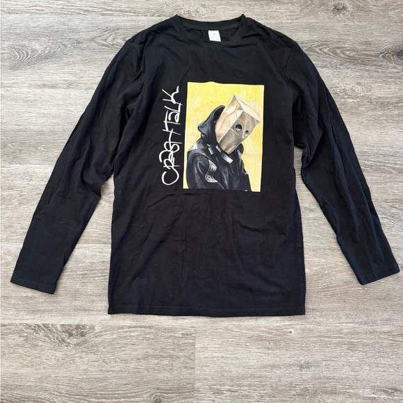Other - Schoolboy Q Black Graphic Long Sleeve Shirt